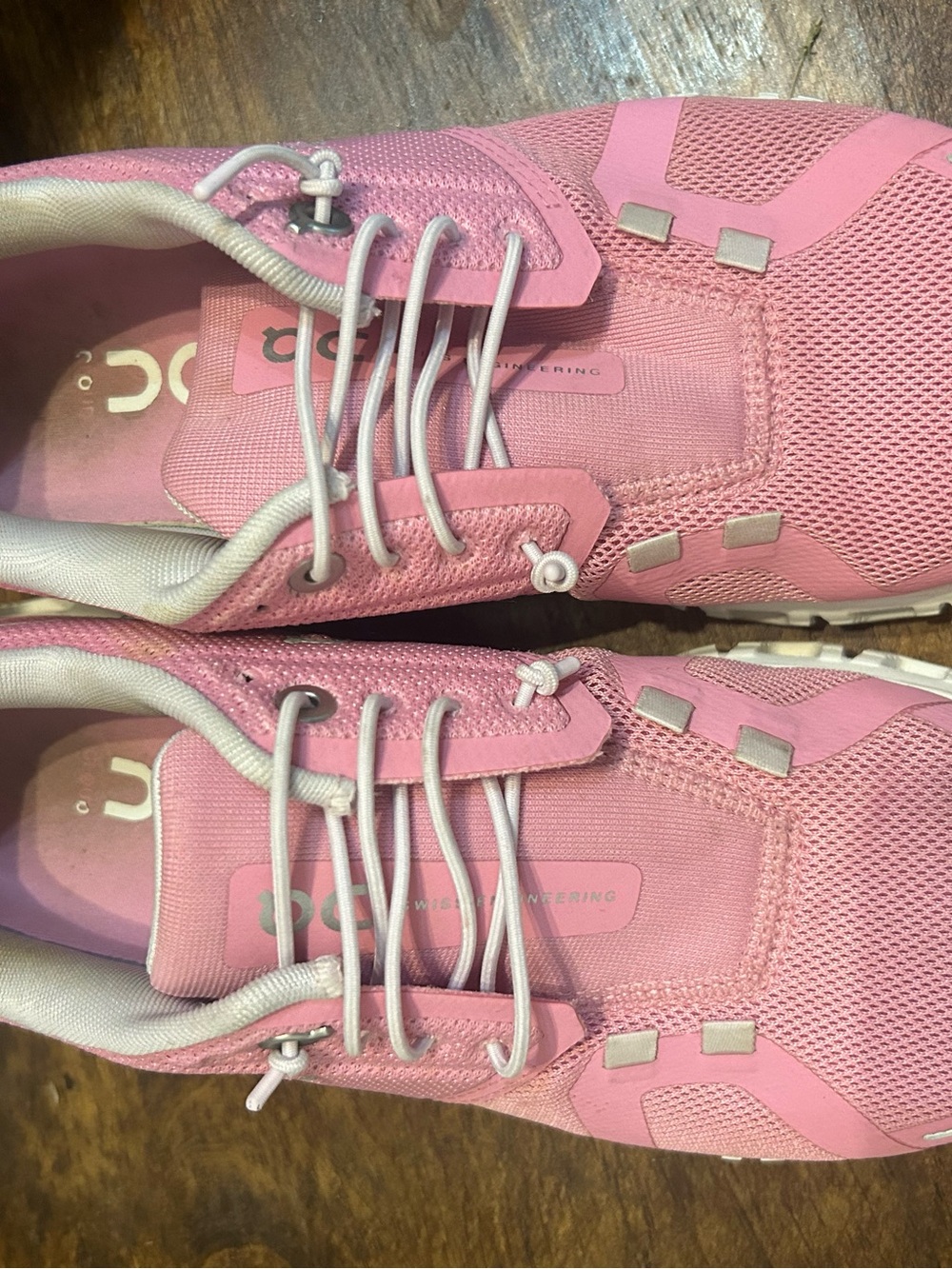 On Running Pink Women's Athletic Sneakers - Picture 2 of 11